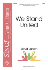 We Stand United SATB choral sheet music cover